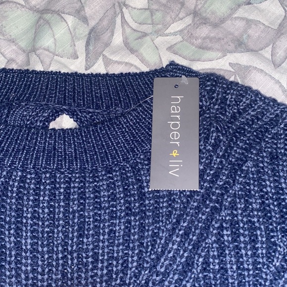 NWT Harper & Liv Knitp Sweater - Picture 3 of 7